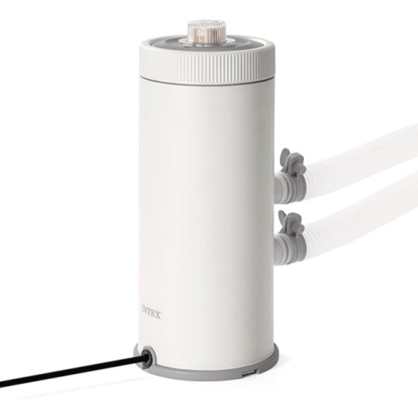 Intex 26604GS C600 Kartuschenfilterpumpe | 2271 l/h | für Pools bis Ø 366 cm | mit Hydro Aeration Technology | 230 V | Komplett-Set mit Zubehör für Installation & sauberes Poolwasser