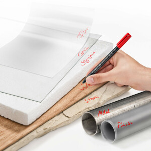 STAEDTLER Folienstift Lumocolor F permanent 4St