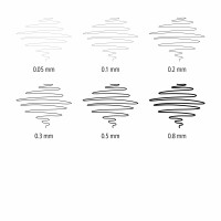 STAEDTLER Fineliner pigment liner, schwarz, Set mit 6 Linienbreiten, Promotion 4 + 2 gratis, hohe Qualität Made in Germany, Pigmenttinte, dokumentenecht, lichtbeständig, 308 SB6P