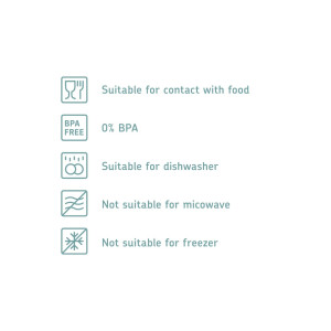 Mepal Wurst Aufbewahrung Kühlschrank - Kühlschrank Organizer Aufschnitt - Kühlschrankbehälter für die Aufbewahrung und Organisation in der Küche - 500 ml - Nordic white