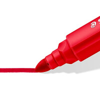 Staedtler 328-B C12 Dicke Fasermaler Noris jumbo, ergonomischer Schaft, für Kinder ab 4 Jahren, 12 Filzstifte in sortierten Farben in umweltfreundlicher Kartonverpackung