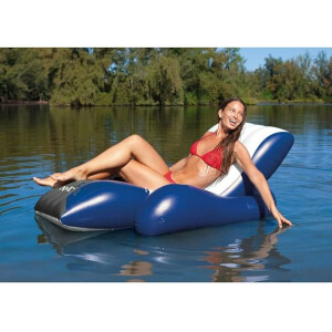 INTEX 58868EU - Aufblasbare Schwimmliege Recliner Lounge, 71 x 53 Zoll