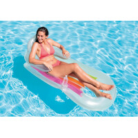 Intex 58802 - Luftmatratze King Kool Lounge 160 x 85 cm | Transparent