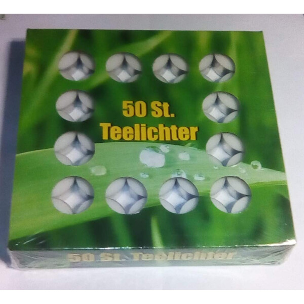 Stolz Teelichter, Packung mit 50 Stück