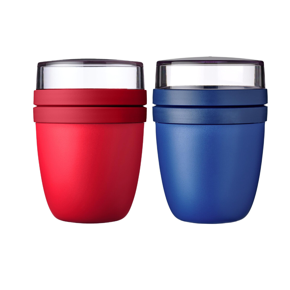 Mepal | Lunchpot Ellipse Mixed | Campus Red + Vivid Blue | M