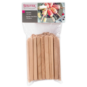 Städter Holzstiele z.B. für Lolly Cake (Kuchen am Stiel) ca. 11 cm 100 Stück