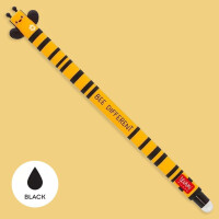 LEGAMI Set mit 3 radierbaren Gelstiften + 3 schwarzen Nachfüllminen, mit thermoempfindlicher Löschtinte, verschiedene Tintenfarben und Stift-designs, 0,7 mm Spitze, Panda-, Katzen- und Bienen-Design