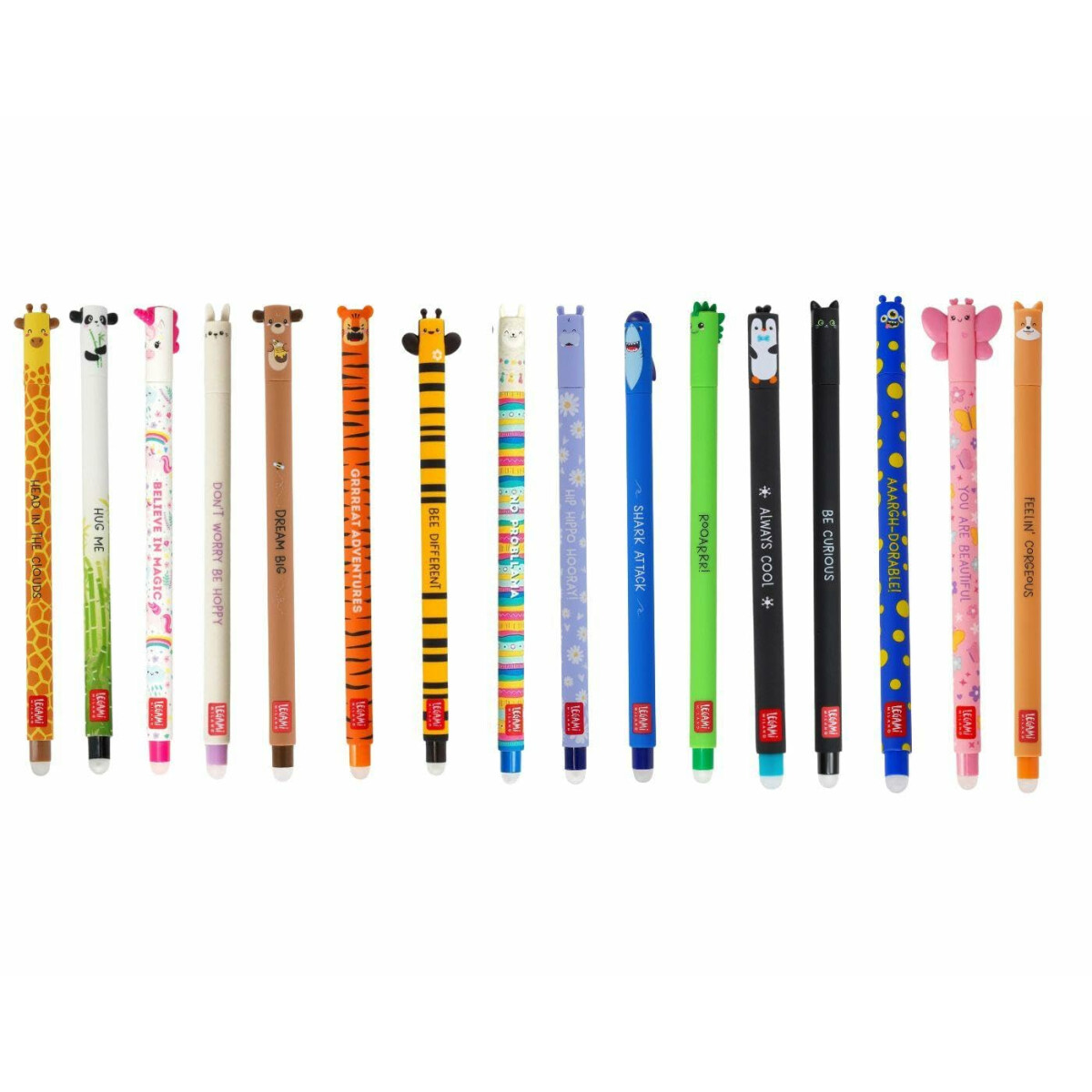 LEGAMI - Set of 16 Erasable Gel Pens wit box