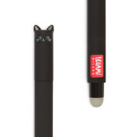 LEGAMI Set mit 14 radierbaren Gelstiften mit thermoempfindlicher Radiertinte, verschiedene Tintenfarben und Schaftdesigns, 0,7 mm Spitze, Tierdesigns, Panda, Hase, Einhorn usw