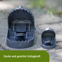 cit Mausefallen mouseStop (2/Pack, cit Mausefalle mouseStop, paarweise, Maus-Schlagfallen, Kunststoff)