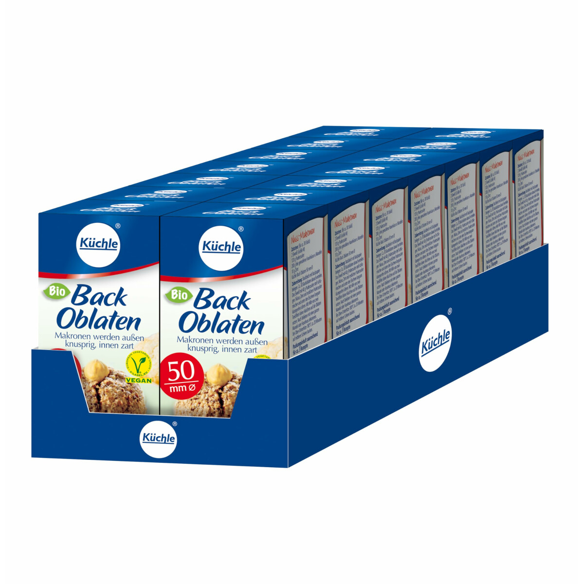 Küchle Bio Backoblaten 50mm im 14er Vorratspack | Vegan