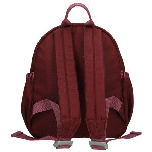 Depesche 13681 Miss Melody Dreamland - Rucksack in Beerefarben, mit Pferde Motiv und Raffung, Tasche mit verstellbaren Trägern