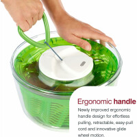 Zyliss E940012U Salatschleuder, ABS, Green Easy Spin