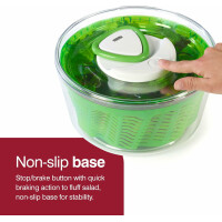 Zyliss E940012U Salatschleuder, ABS, Green Easy Spin