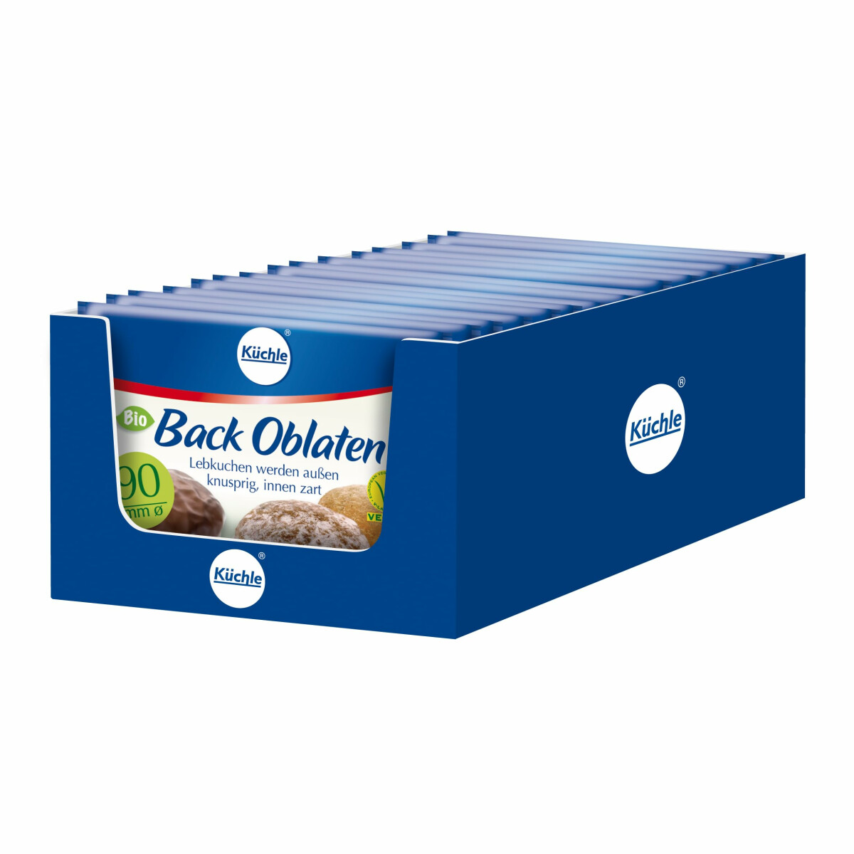 Küchle Bio Backoblaten 90mm im 15er Vorratspack | Vegan