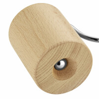 Original Kaiser Classic Teigroller klein 19 x 7,5 cm, Nudelholz, Teigausroller, Buchenholz, Leichtlauf-Mechanismus, Natur