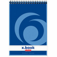 Herlitz 110510 Notizblock, DIN A5, liniert, 50 Blatt Blau