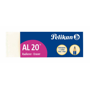 Pelikan 620112 Kunststoff-Radierer AL20, 3 Stück