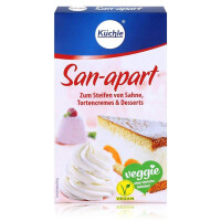 Küchle San-apart 125g - Zum Steifen von Sahne,Tortencremes & Desserts (4er Pack)