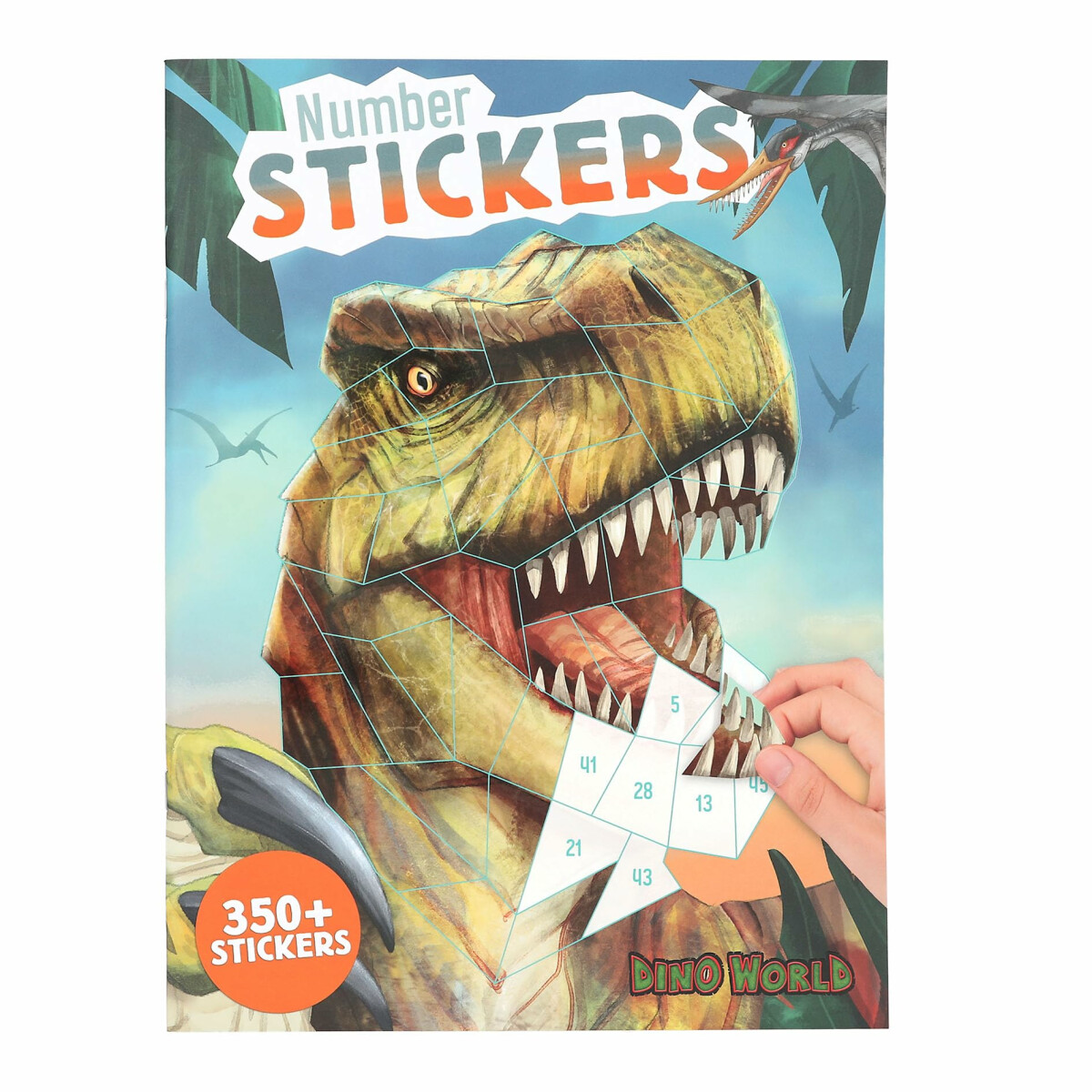 Depesche 13243 Dino World Number Sticker box