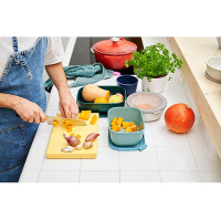 Mepal Multi Bowl Cirqula Rectangular - Mikrowellen Geschir - Geeignet als Luftdichte Aufbewahrungsbox für den Kühlschrank, Mikrowellengeschirr & als Frischhaltedosen - 3000 ml - Vivid lilac