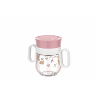 Mepal - Trinklernbecher 360° Mio Little Dutch - Auslaufsicher - 360 Rand ermöglicht das Trinken von jeder Seite - Leicht zu haltende Griffe - 200 ml - Fairy Garden