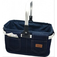tanner DER KLEINE KAUFMANN TANNER Deco - Moderner Tragekorb, Jeans, Zubehör für Kaufmannsladen, Spielzeug für Kinder, 4095.1