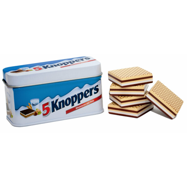 tanner DER KLEINE KAUFMANN TANNER Deco - Knopper´s das Frühstückchen, mit Deckel zum öffnen und schließen, Zubehör für Kaufmannsladen, lebensmittelechtes Design, 0947.7