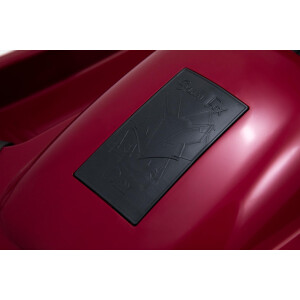 KHW | Lenkschlitten Snow Fox | Berry | TÜV-geprüft | Made in Germany | ausgefeiltes Lenksystem & griffsicheres Lenkrad | kälte- und lichtbeständiger Kunststoff | der Hingucker auf jeder Piste