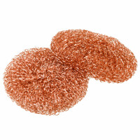 Redecker Bürstenhaus 250120 2 Kupfer-Topfreiniger, 7,5 cm / 20g