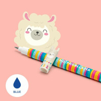 LEGAMI - 3er Set Gel-Radierstifte, Teddy, Lama und Monster Radierbar ohne Blatt zu verbrauchen, 0,7 mm Spitze