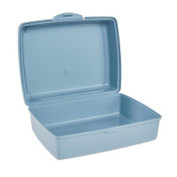 keeeper Frischhaltedose mit Klickverschluss, 17 x 13 x 7 cm, 1 l, Luca Midi, Nordic Blue