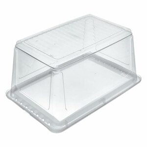 keeeper Aufbewahrungsbox mit Air Control System, Clearbox, 43 l, 59 x 39 x 27 cm, Bea, Natur (Transparent)
