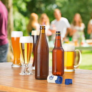 Taste Hero Flaschenaufsatz für Bier FC Schalke 04 Edition 1er Set | Macht Jede Bierflasche zum Zapfhahn | Für Glas- und PET-Flaschen, spülmaschinengeeignet