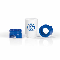 Taste Hero Flaschenaufsatz für Bier FC Schalke 04 Edition 1er Set | Macht Jede Bierflasche zum Zapfhahn | Für Glas- und PET-Flaschen, spülmaschinengeeignet