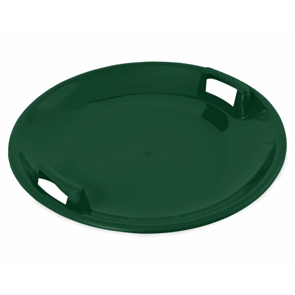 Hamax Schlitten Rutscher UFO | robuster Kunststoff | Leichter Schneerutscher | ergonomische Form | hoher Fahrspaß | ideal für Kinder & Jugendliche | Dark Green