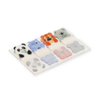 Legami - Keep in Mind Seitenmarker, 80 Seitenmarker Aufkleber (20 x 4), beschreibbare und entfernbare Aufkleber, Motiv Cute Animals, 7 x 5,5 cm