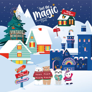 Legami - Kugelschreiber mit leuchtendem Weihnachtsmann, Writing is Magic, blaue Tinte, LED-Schreibstift für Kinder und Erwachsene, 0,7 mm Spitze, Santa Claus-Thema