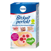Küchle Biskuitperfekt 75g im 10er Vorratspack | Vegan | Schnelle Zubereitung, ohne Eiertrennen | Die kleine Hilfe für perfekten Biskuitteig | 10 x 75 g Packung