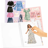 Depesche 13833 TOPModel Summer Feeling - Dress Me Up Stickerbuch mit 24 Seiten Model Motiven zum Verzieren, inkl. 7 Seiten Accessoire Sticker