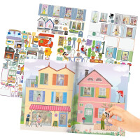 Depesche 13806 Create Your Sweet Home - Stickerbuch mit 24 Seiten zum Gestalten verschiedener Räume, inkl. mehr als 420 Sticker