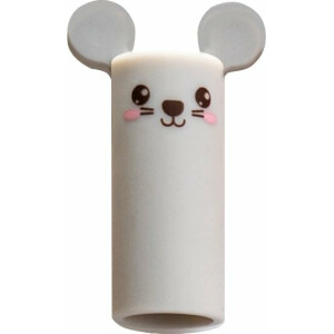 EBERHARD FABER 599033 - Tintenroller radierbar Maus, 3 Animal Erase it Stifte, Gelschreiber blau 0,7 mm