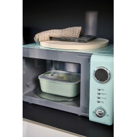 Mepal - Frischhaltedosen set 3-teilig EasyClip - Schüssel mit Deckel & Klickverschluss - Geeignet für Mikrowelle, Dampfgarer, Kühl- und Gefrierschrank - 2 x 700 ml + 1500 ml - Nordic white