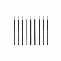 Legami - Gelschreibermine radierbar, Set 9 Stück, Höhe 13 cm, Thermosensible Tinte, Schwarz, Spitze 0,7 mm (3er Set Schwarz)