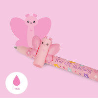 LEGAMI - 14er Set Gel-Radierstifte, Erasable Pen, Stifte mit radierbarer Tinte, Gelschreiber Radierbar ohne Blatt zu verbrauchen, 0,7 mm Spitze, verschiedene Tintenfarben und Tiermotive