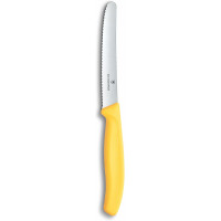 Victorinox Tafelmesser Swiss Classic | 1 Stück | Gelb | Swiss Made | scharfe Edelstahlklinge | ideales Frühstücksmesser & Allzweckmesser