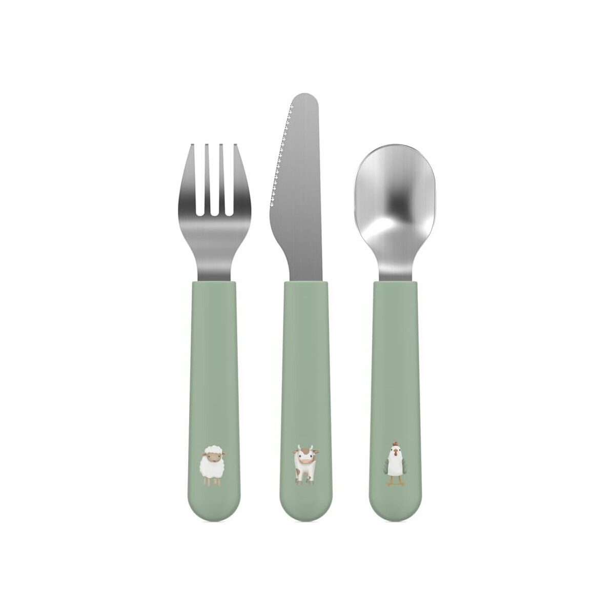 Kinderbesteck-Set Mepal Mio 3-teilig - Little Farm