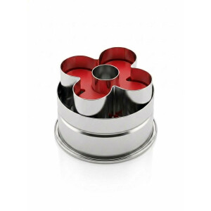 Neustanlo Ausstecher Kleeblatt 5 cm | Edelstahl Keksform Glücksklee | rostfrei & formstabil | ideal für Plätzchen, Fondant & Dekoration