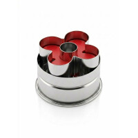 Neustanlo Ausstecher Kleeblatt 5 cm | Edelstahl Keksform Glücksklee | rostfrei & formstabil | ideal für Plätzchen, Fondant & Dekoration