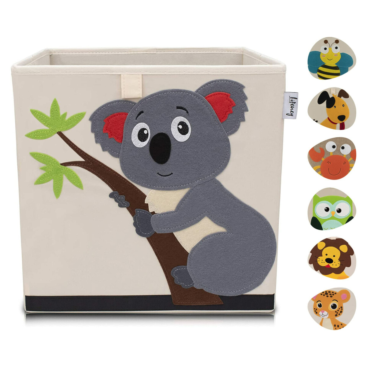 LIFENEY Aufbewahrungsbox Kinder mit Koala Motiv I Spielzeugb